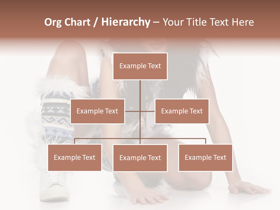Snowflake Young Cold PowerPoint Template
