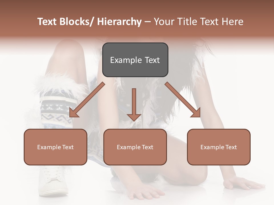 Snowflake Young Cold PowerPoint Template