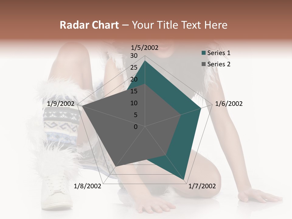 Snowflake Young Cold PowerPoint Template