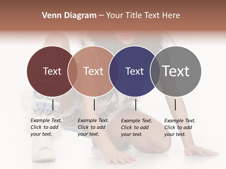 Snowflake Young Cold PowerPoint Template