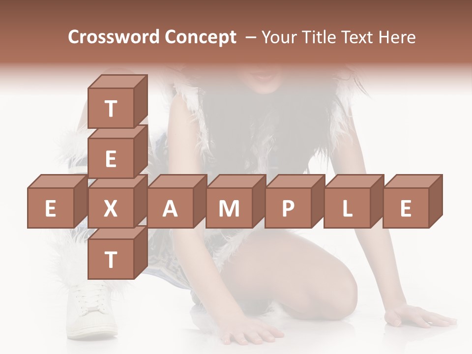 Snowflake Young Cold PowerPoint Template