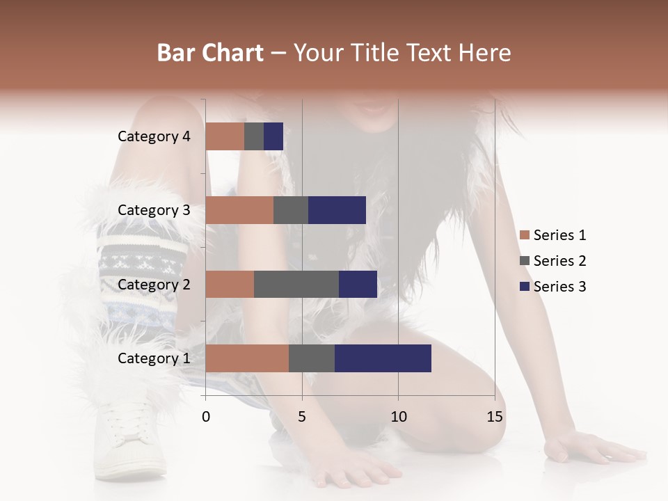Snowflake Young Cold PowerPoint Template