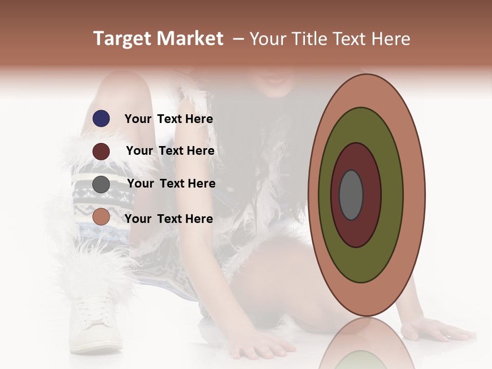 Snowflake Young Cold PowerPoint Template