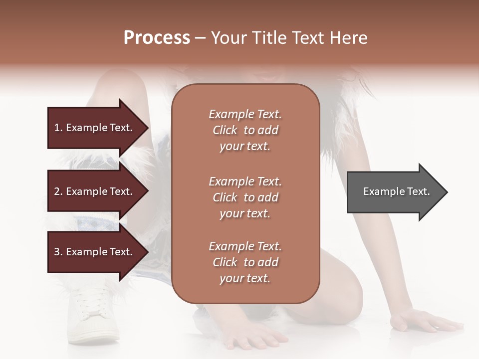 Snowflake Young Cold PowerPoint Template