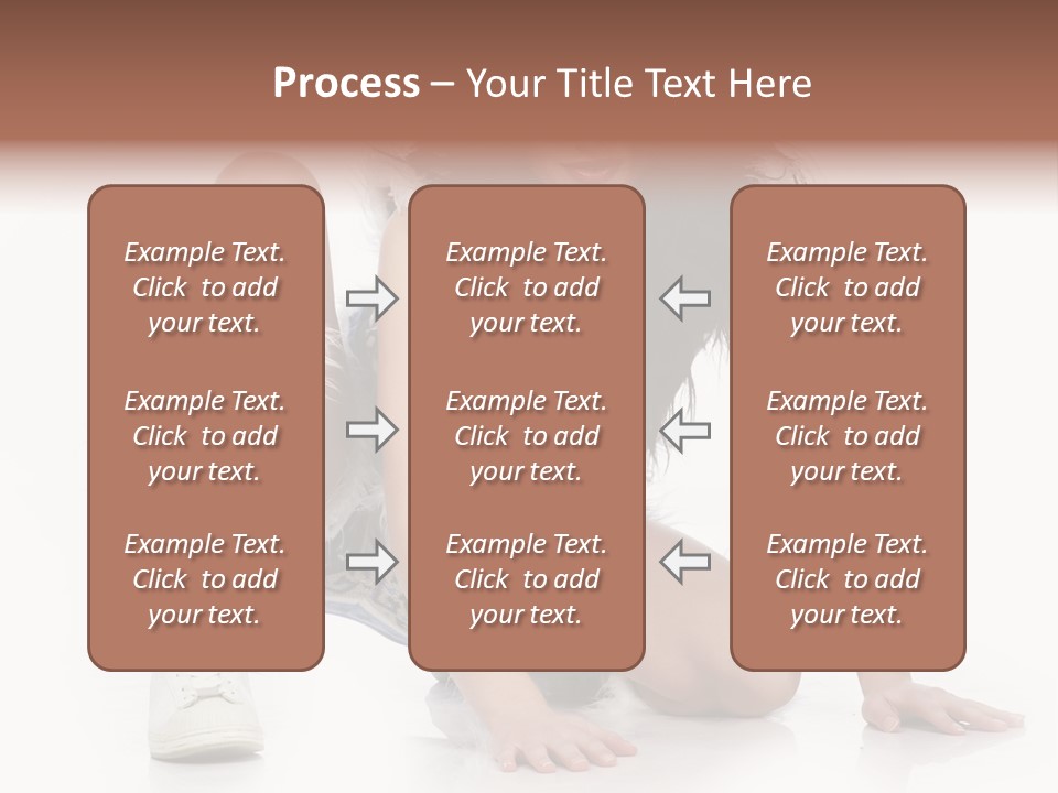 Snowflake Young Cold PowerPoint Template