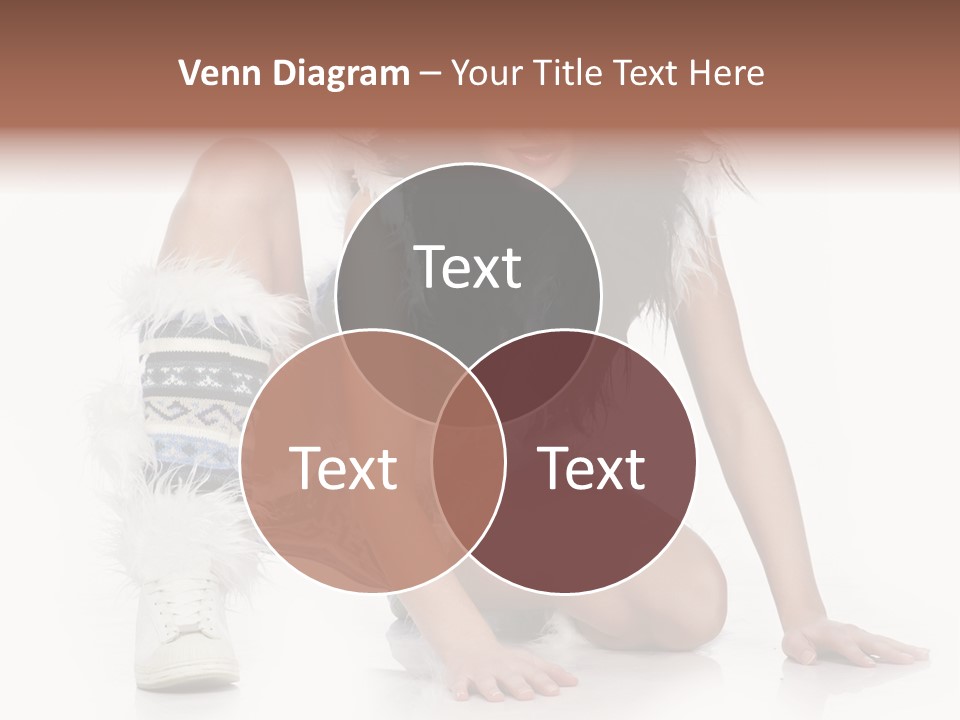 Snowflake Young Cold PowerPoint Template