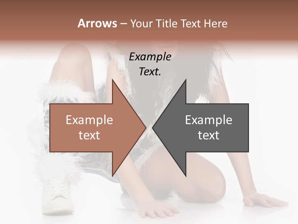 Snowflake Young Cold PowerPoint Template