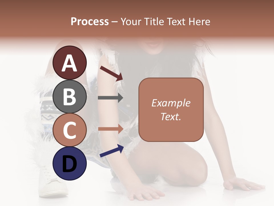 Snowflake Young Cold PowerPoint Template