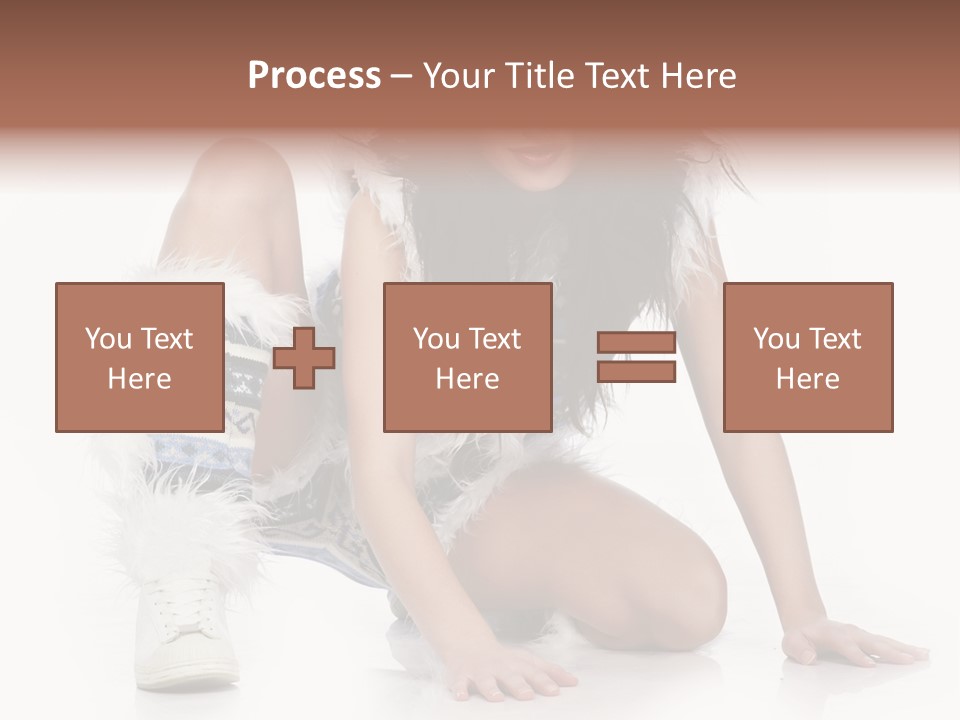 Snowflake Young Cold PowerPoint Template