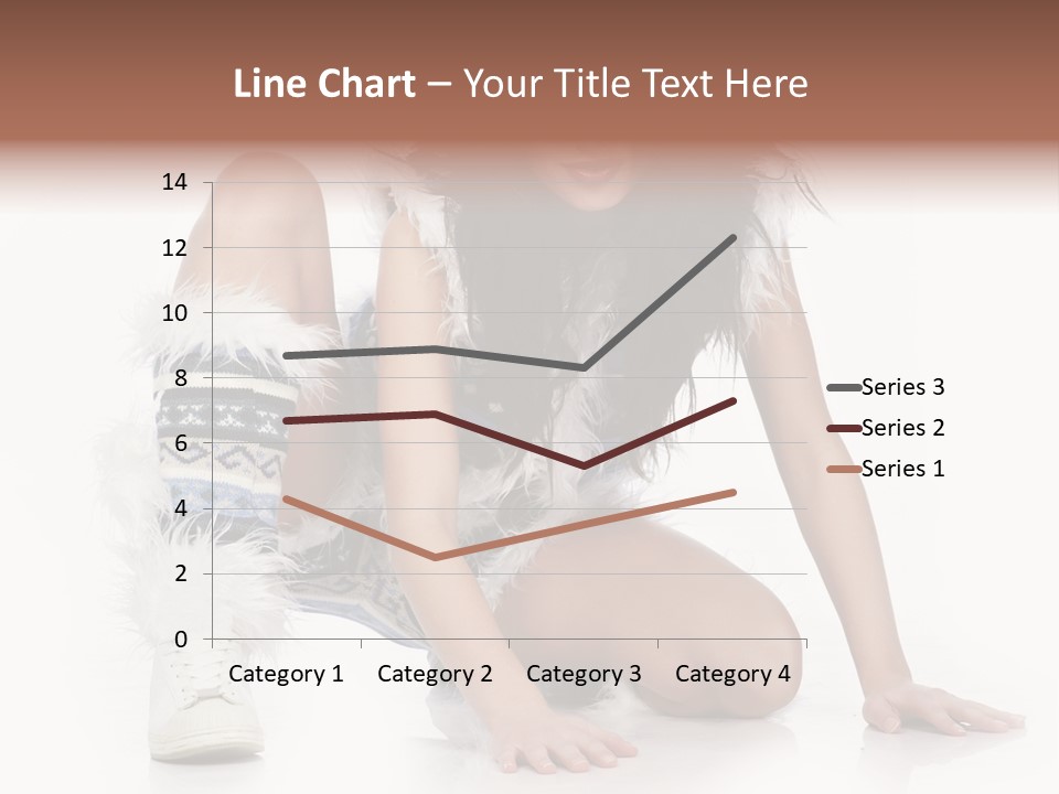 Snowflake Young Cold PowerPoint Template
