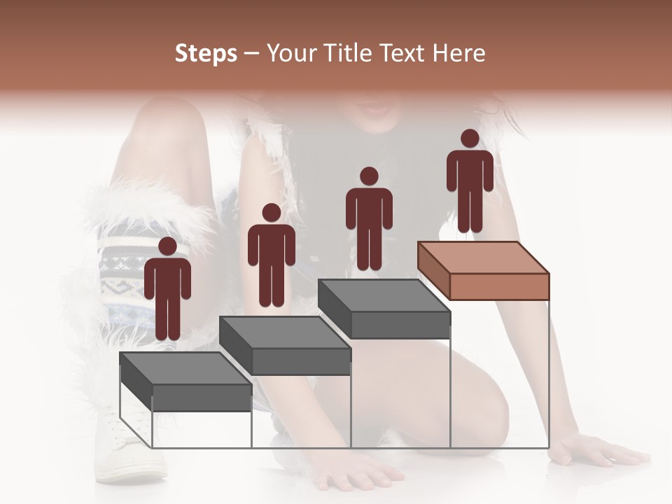 Snowflake Young Cold PowerPoint Template