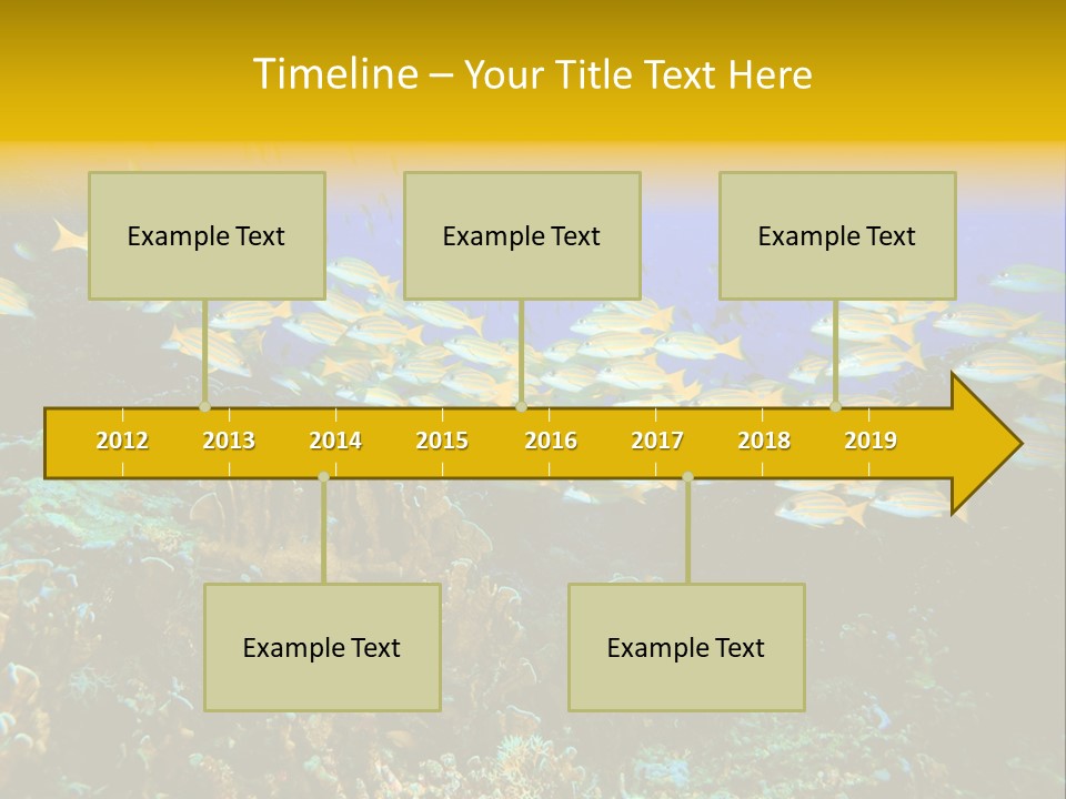 Coral Diver Under PowerPoint Template