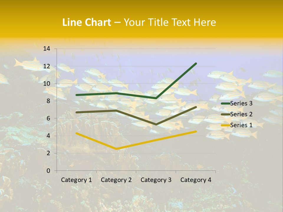 Coral Diver Under PowerPoint Template