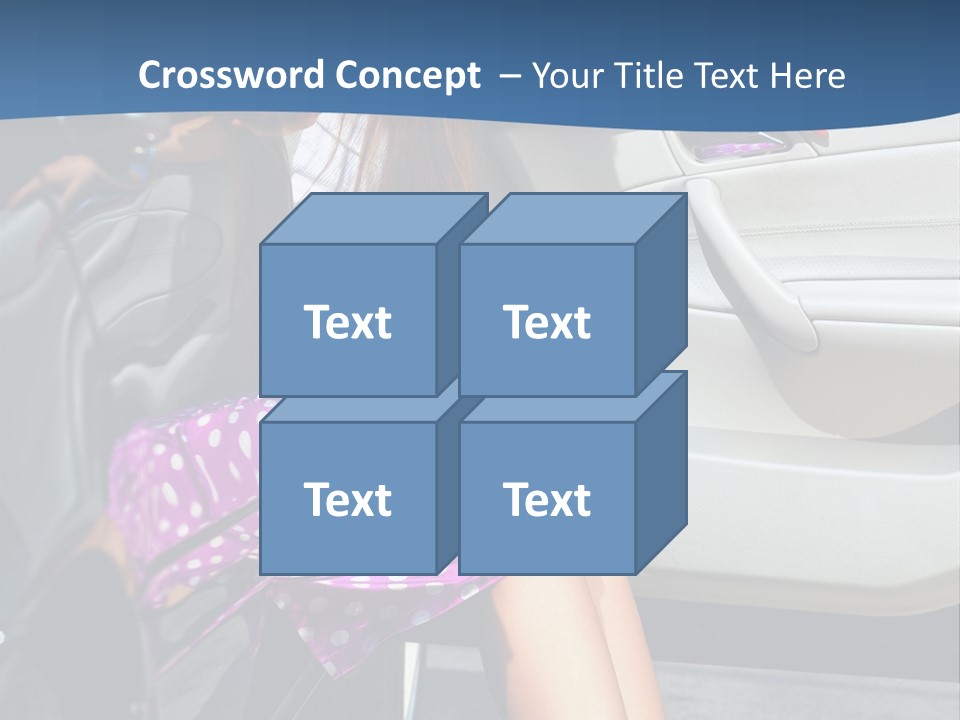 Beauty Opened Sit PowerPoint Template