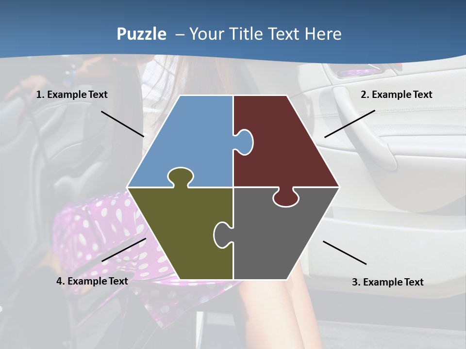 Beauty Opened Sit PowerPoint Template