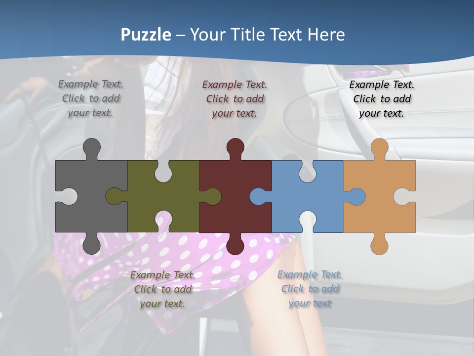 Beauty Opened Sit PowerPoint Template