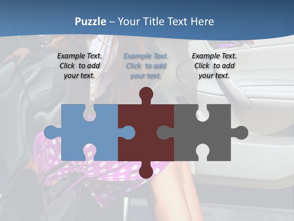 Beauty Opened Sit PowerPoint Template