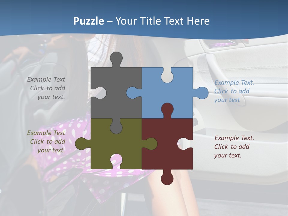 Beauty Opened Sit PowerPoint Template