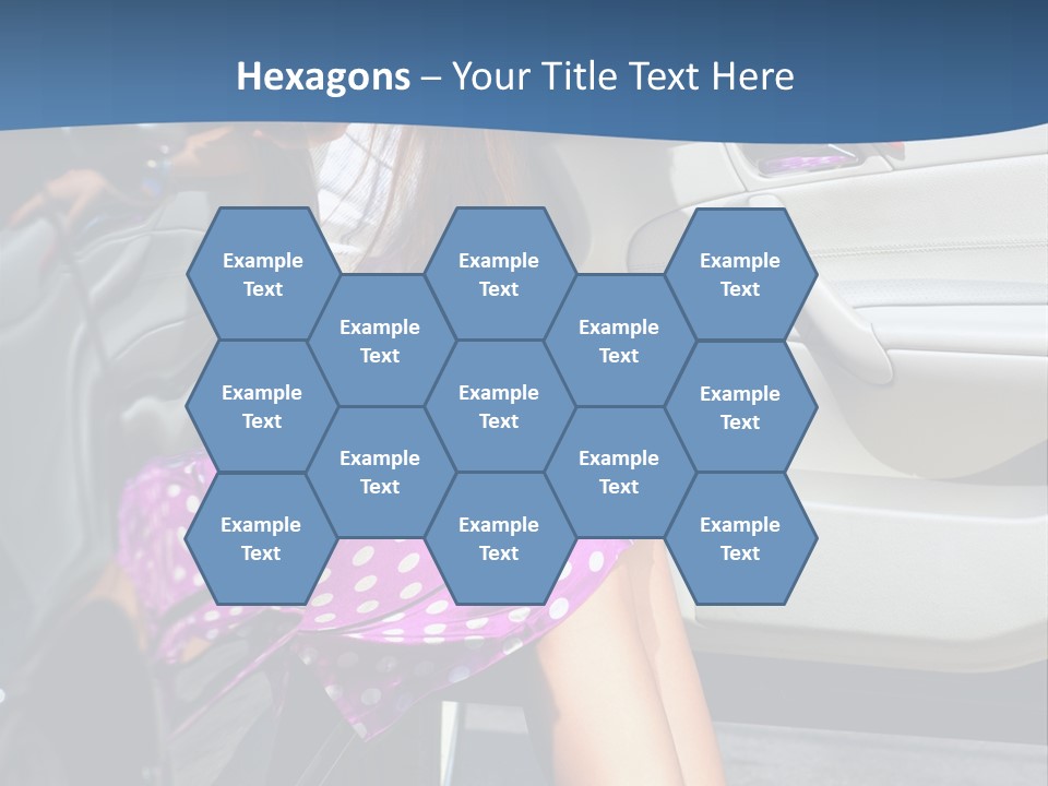 Beauty Opened Sit PowerPoint Template