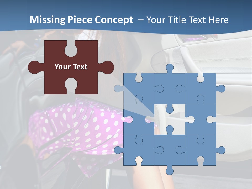 Beauty Opened Sit PowerPoint Template