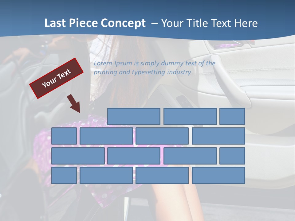 Beauty Opened Sit PowerPoint Template