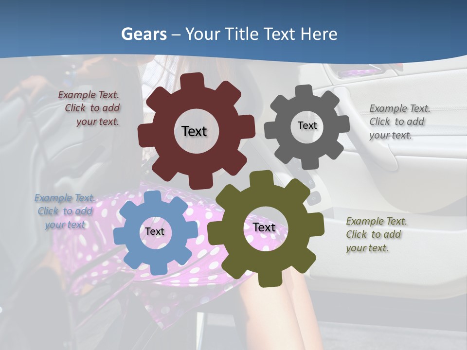 Beauty Opened Sit PowerPoint Template