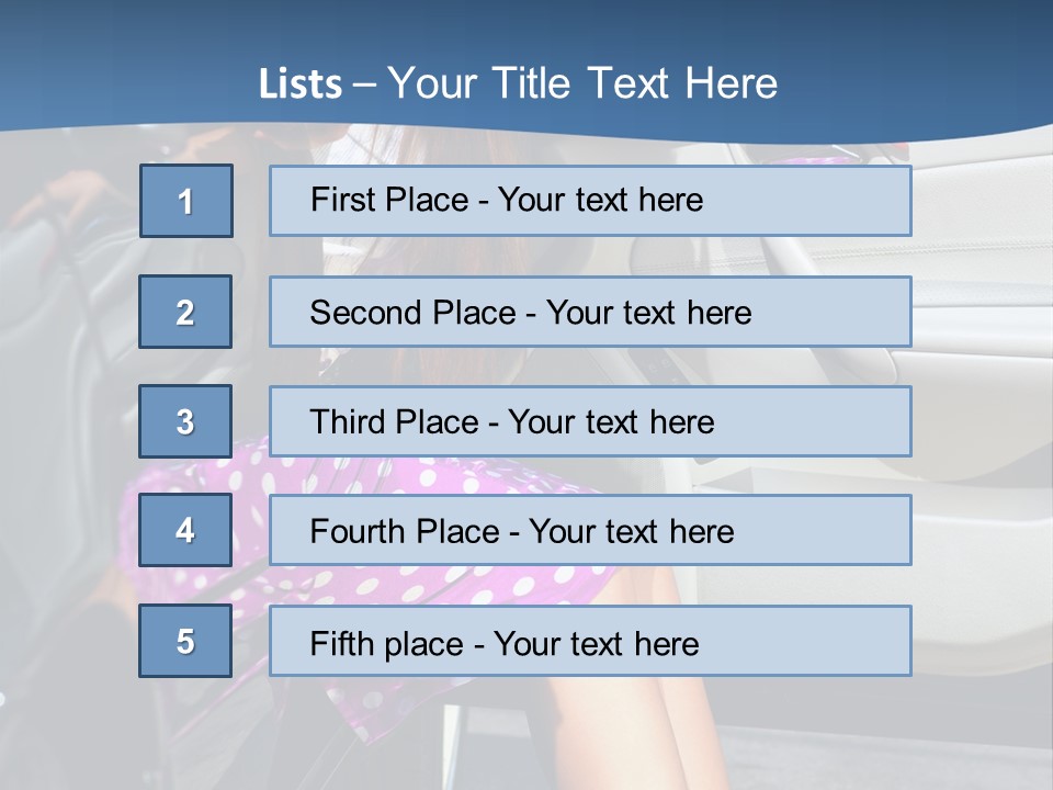 Beauty Opened Sit PowerPoint Template