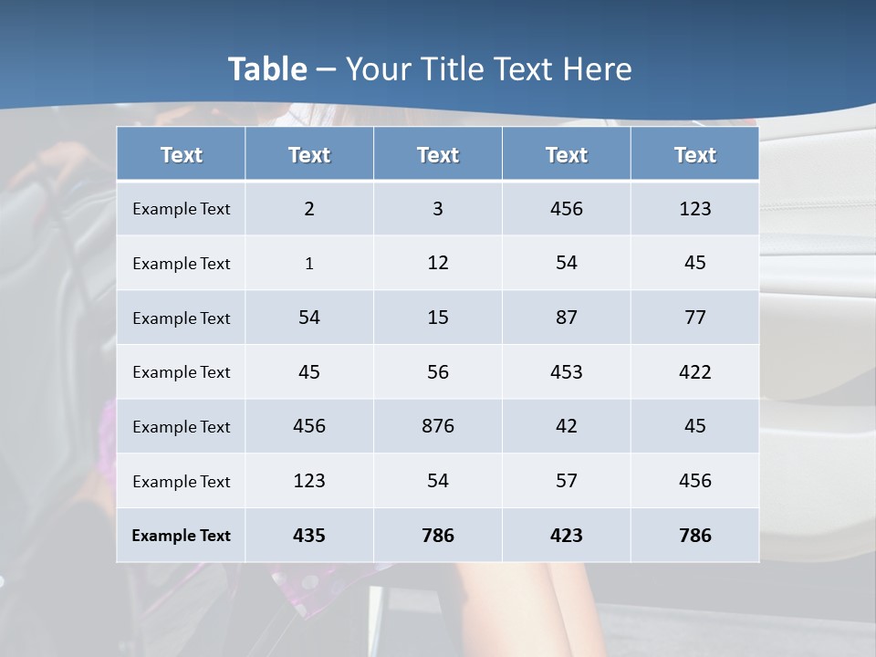 Beauty Opened Sit PowerPoint Template