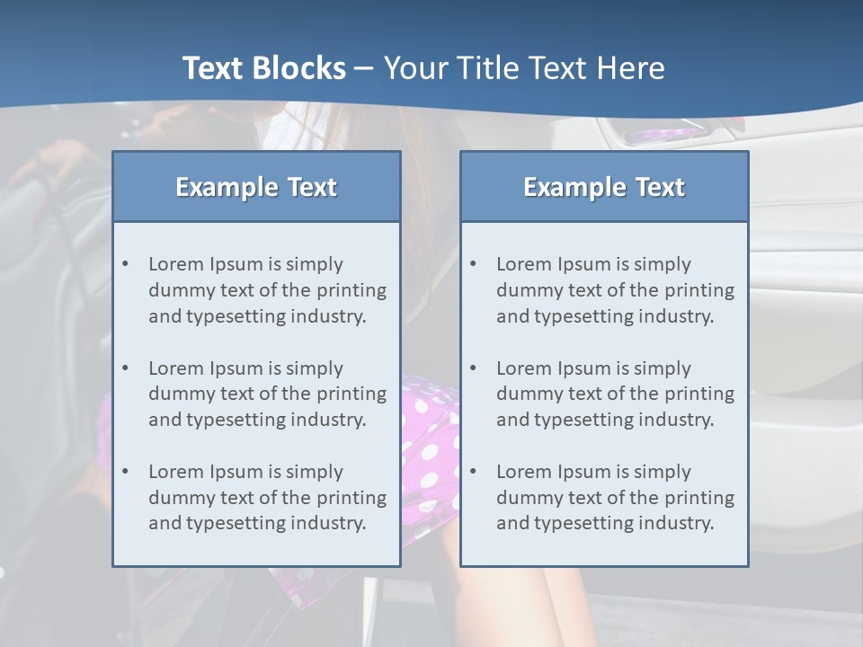 Beauty Opened Sit PowerPoint Template