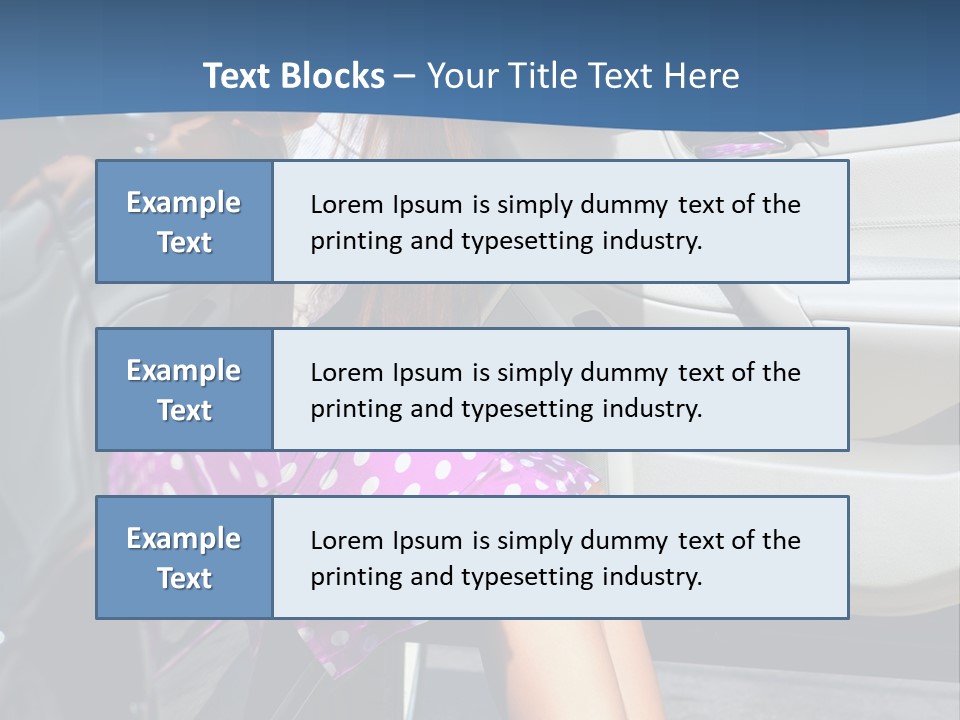 Beauty Opened Sit PowerPoint Template