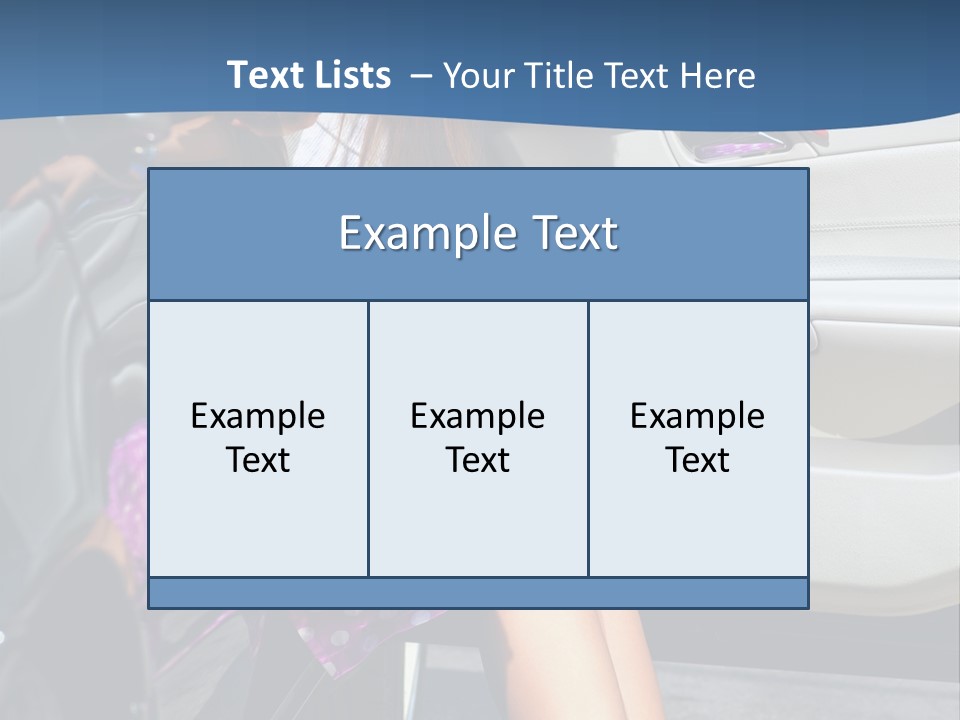Beauty Opened Sit PowerPoint Template