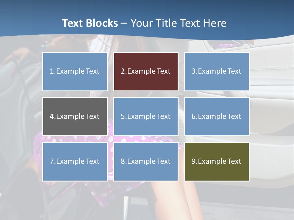 Beauty Opened Sit PowerPoint Template