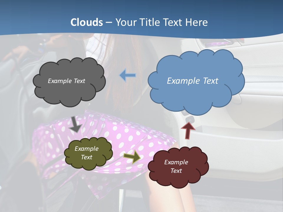 Beauty Opened Sit PowerPoint Template