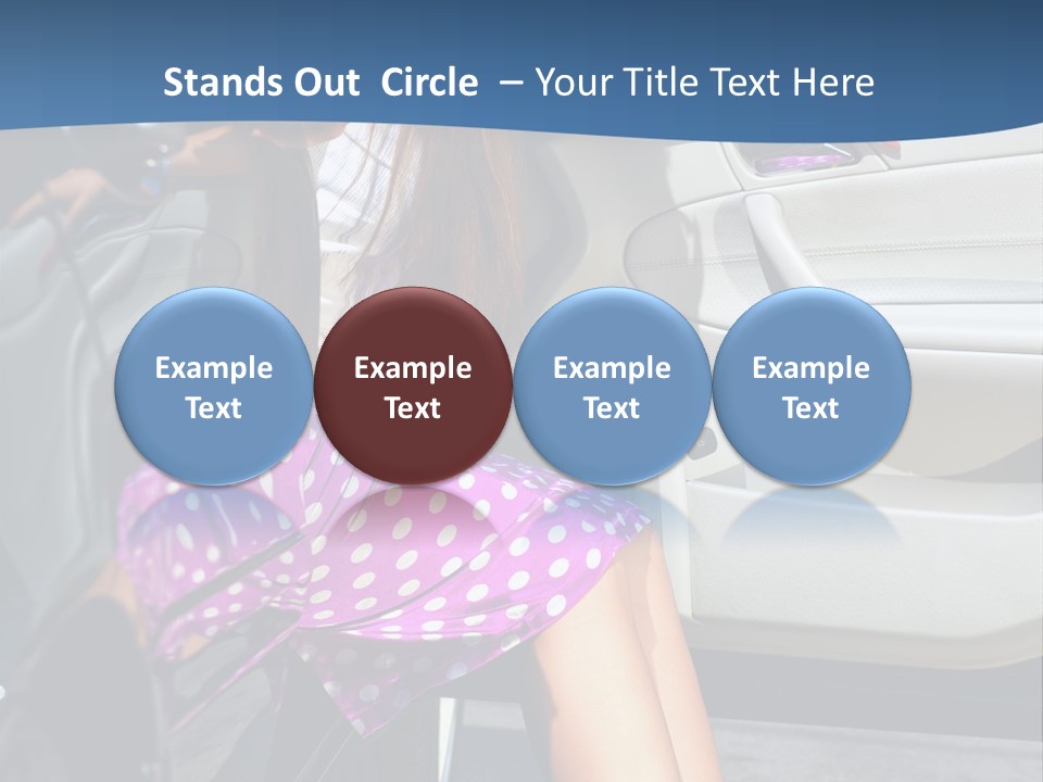 Beauty Opened Sit PowerPoint Template