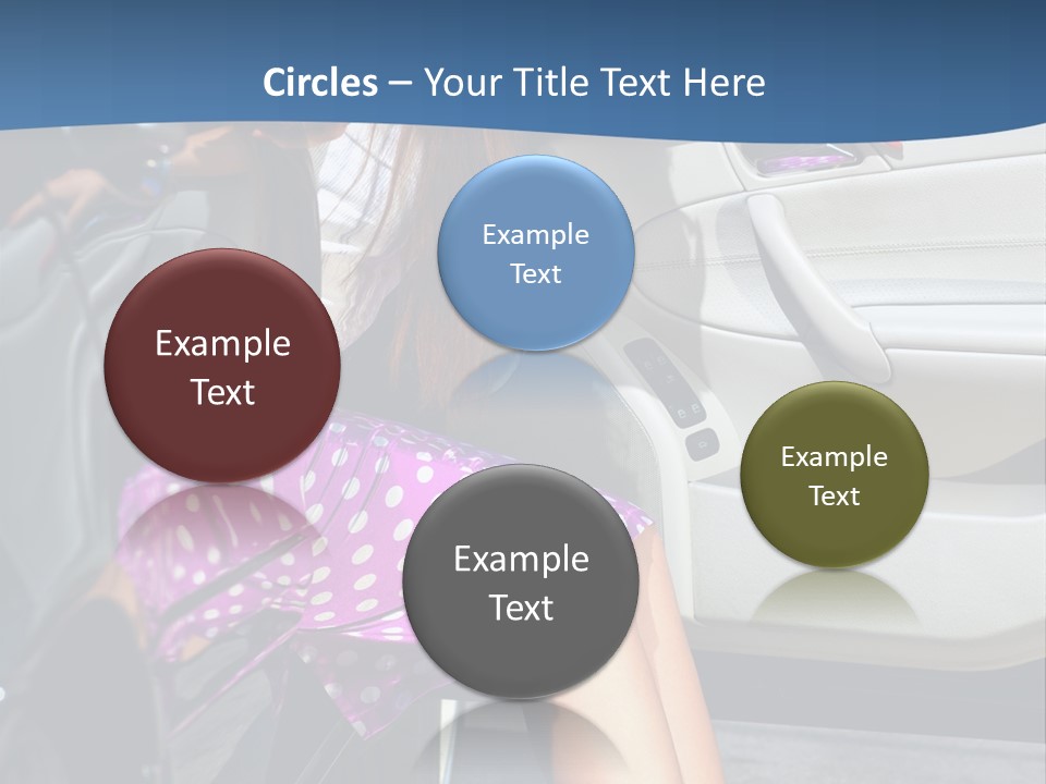 Beauty Opened Sit PowerPoint Template