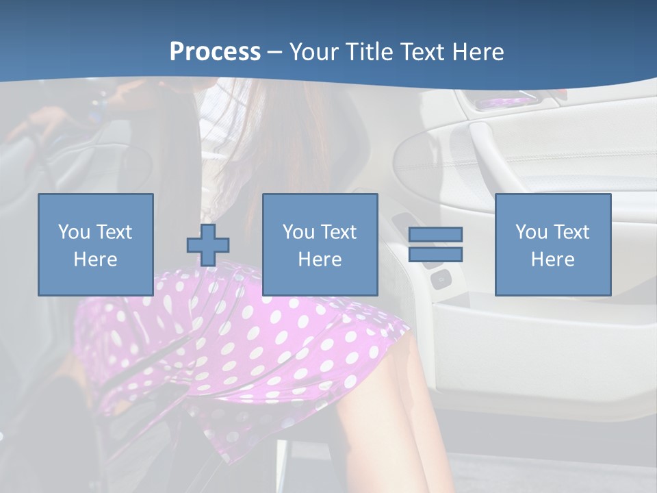 Beauty Opened Sit PowerPoint Template