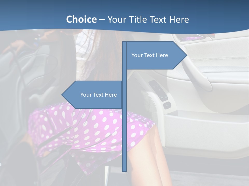 Beauty Opened Sit PowerPoint Template