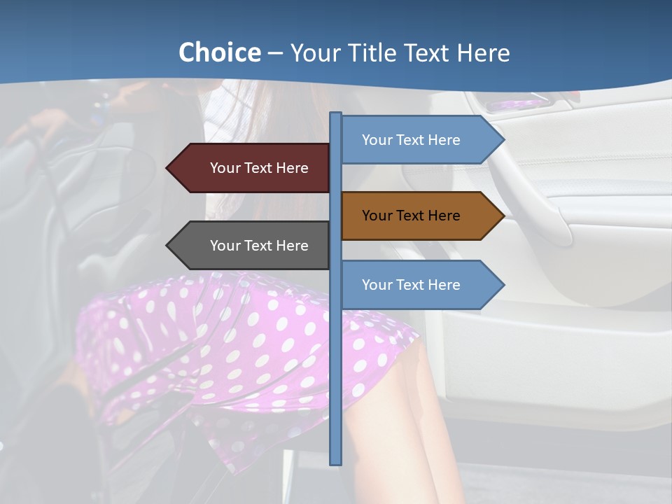 Beauty Opened Sit PowerPoint Template