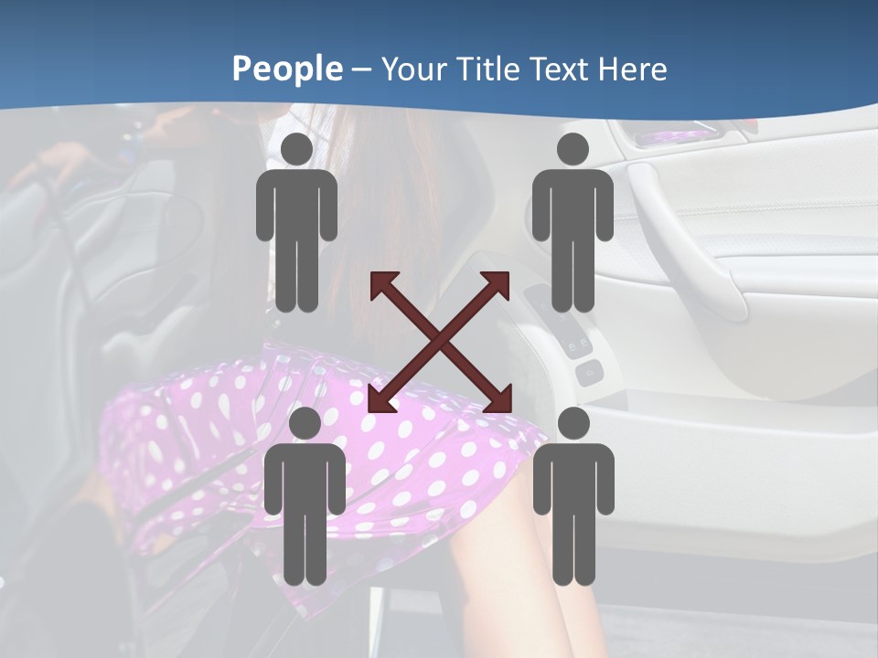 Beauty Opened Sit PowerPoint Template