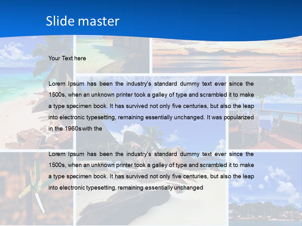 Summer Beach PowerPoint Template