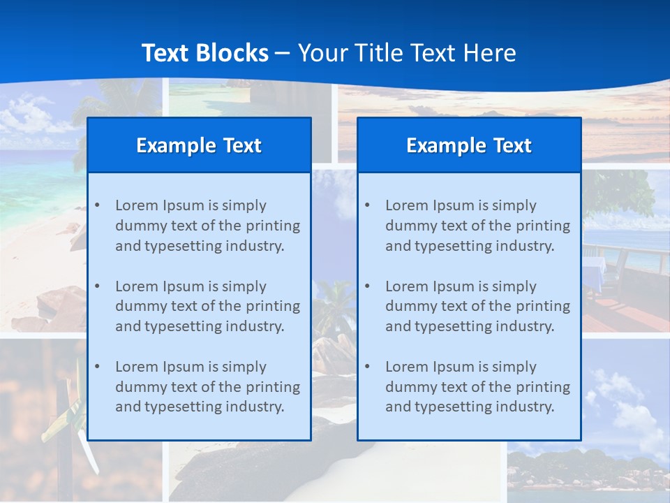 Summer Beach PowerPoint Template