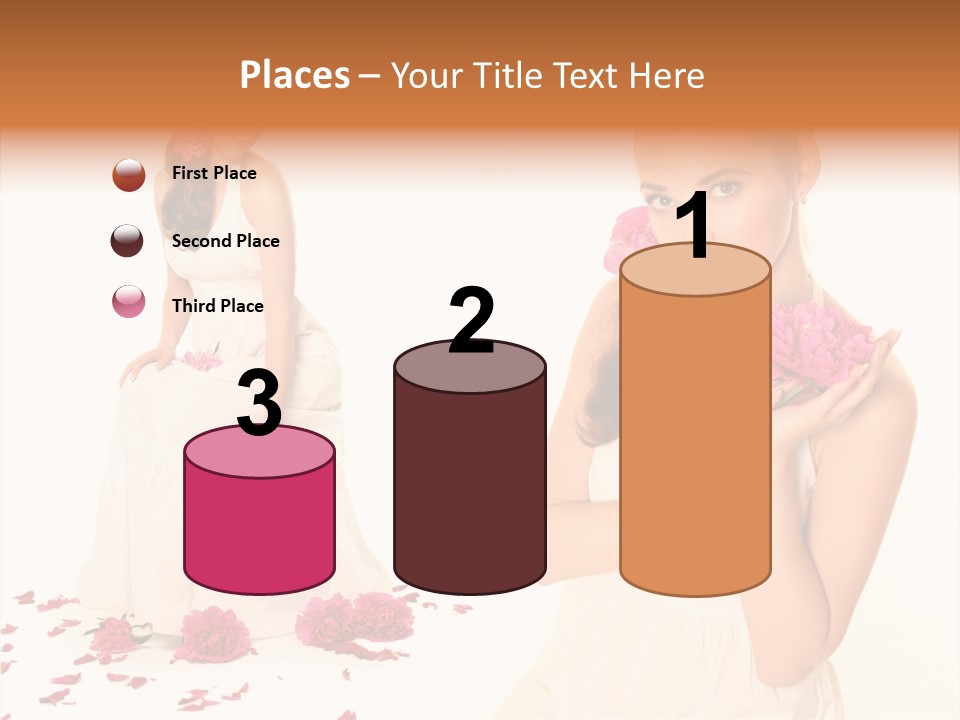 Bright Girl Female PowerPoint Template