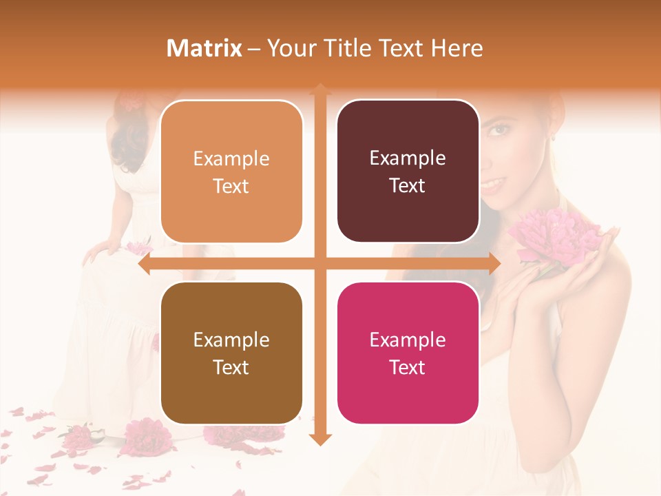 Bright Girl Female PowerPoint Template