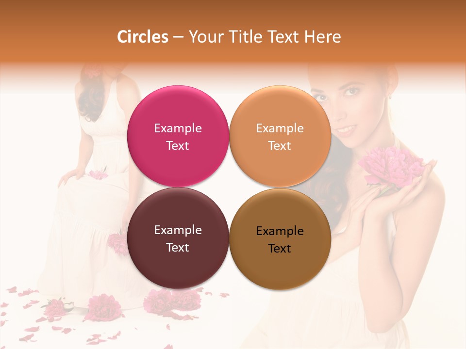 Bright Girl Female PowerPoint Template