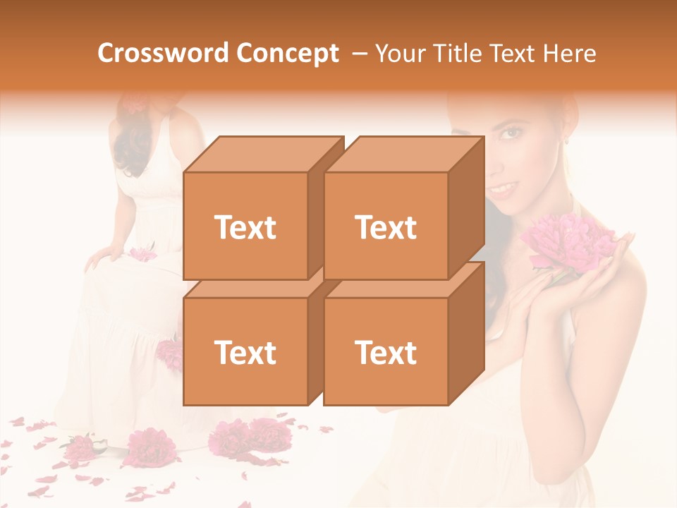 Bright Girl Female PowerPoint Template