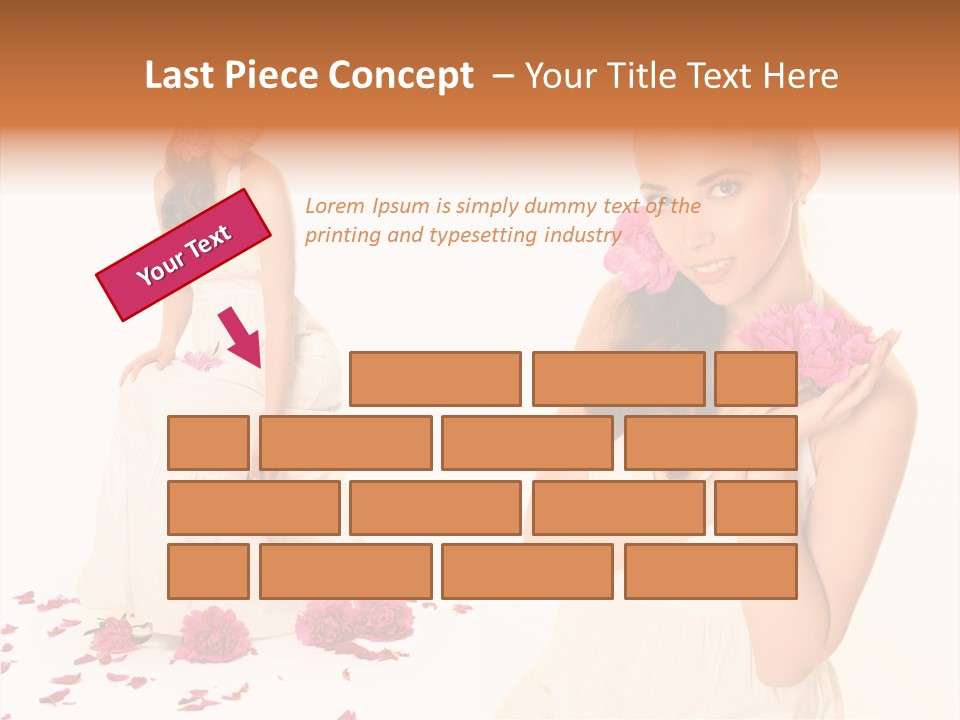 Bright Girl Female PowerPoint Template