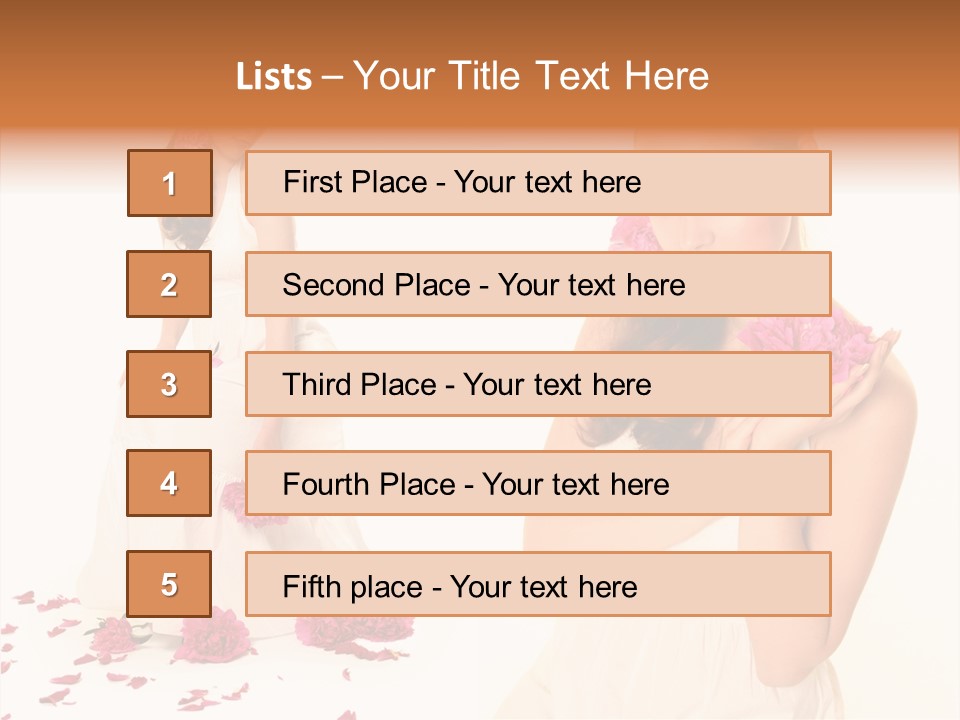 Bright Girl Female PowerPoint Template