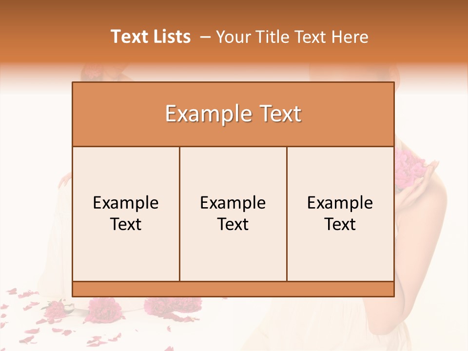 Bright Girl Female PowerPoint Template