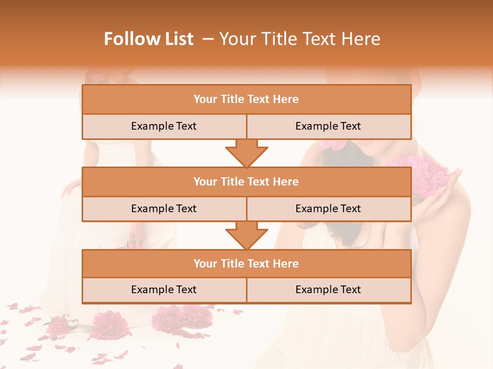 Bright Girl Female PowerPoint Template