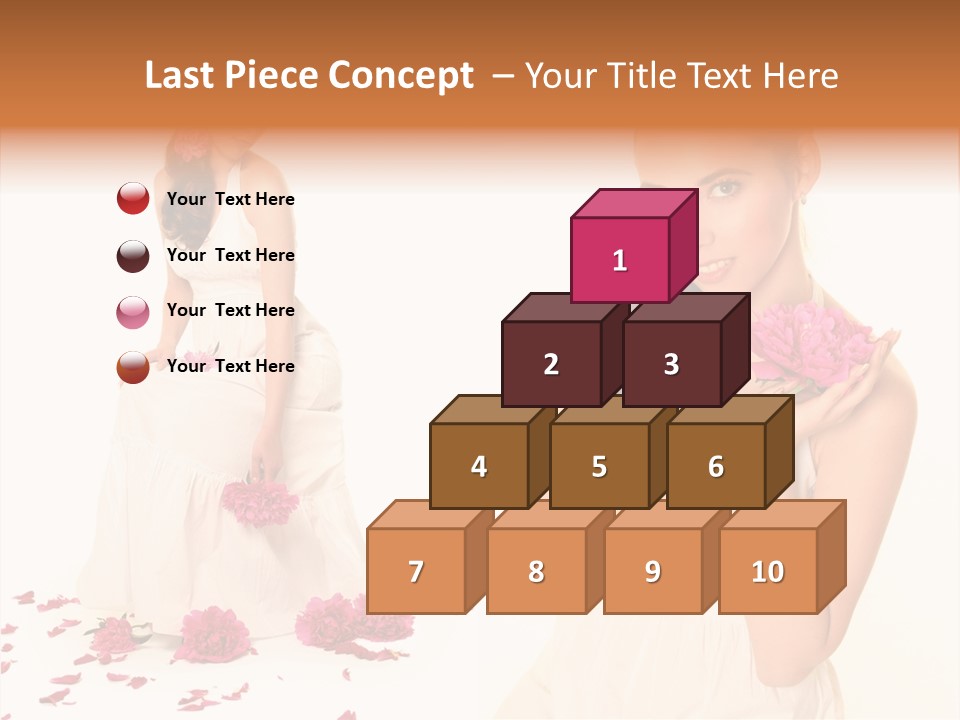 Bright Girl Female PowerPoint Template